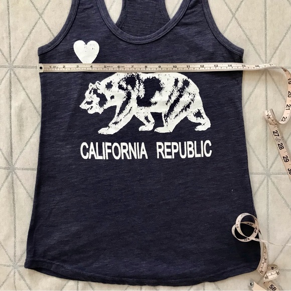 Reflex California Tank Top Beach Bear Shirt Large nwot - Picture 9 of 9
